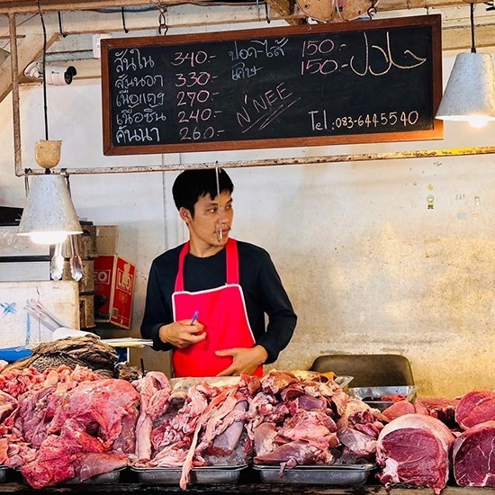 ตลาดสดบันซ้าน ตลาดสด ภูเก็ต - ตลาดบันซ้าน โซนเนื้อสัตว์